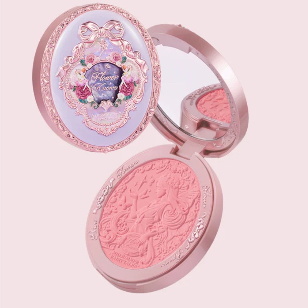 Midsummer Fairytales Velvet Embossed Blush-Ballet Fairy